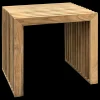 Cinas - Rib skammel 45x35cm teak