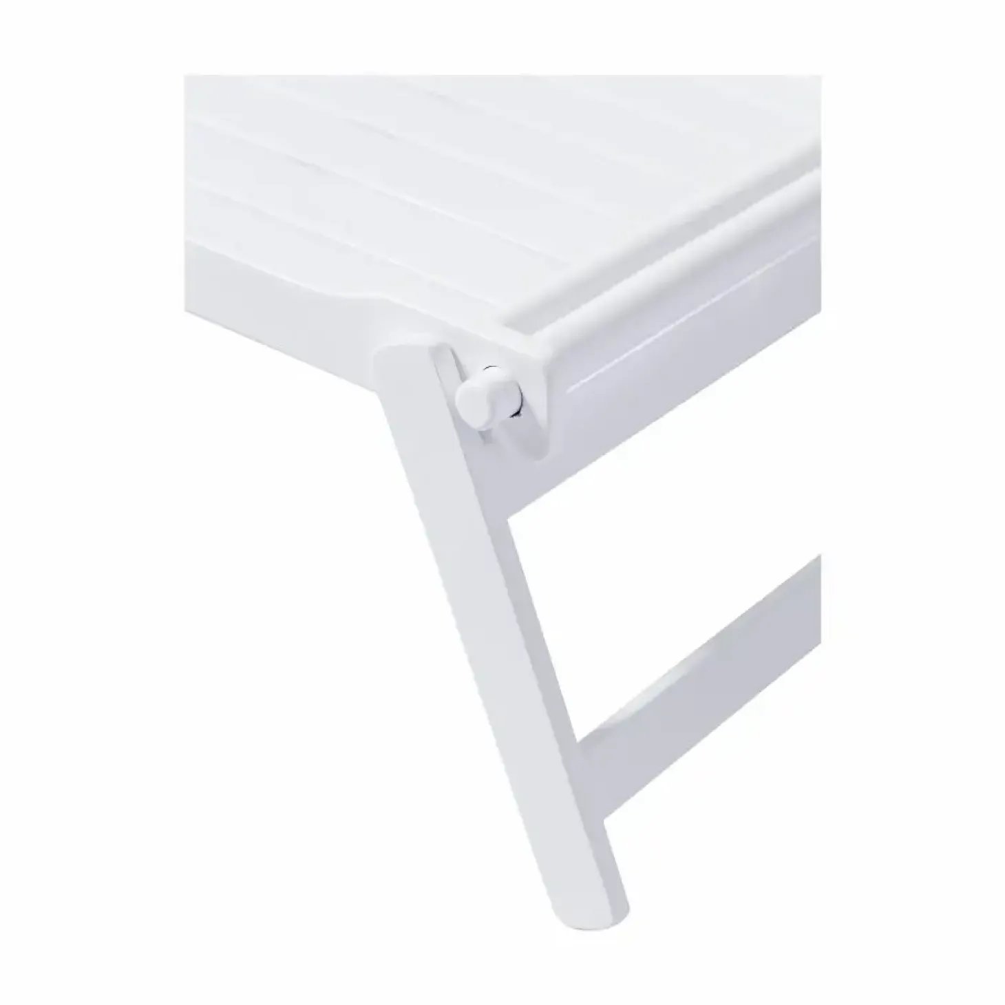 Cinas - Sengebakke i mat hvid mahogni