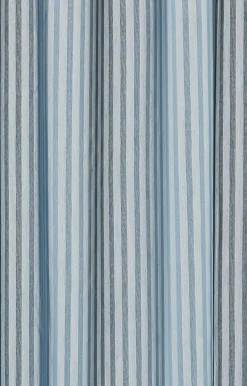 Compliments - Badeforhæng - Lines shower curtain w/eyelets 220 cm - Sea blue
