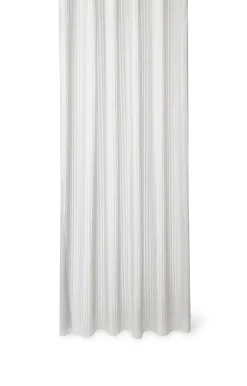 Compliments - Badeforhæng - Lines shower curtain w/tape 200 cm - Lys grå