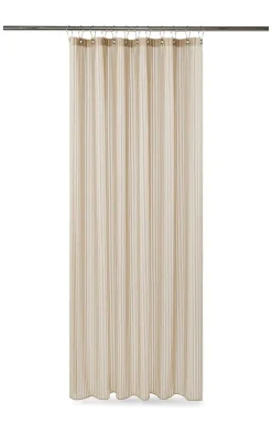 Compliments - Badeforhæng - Lines shower curtain w/eyelets 220 cm - Linen