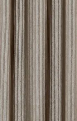 Compliments - Badeforhæng - Lines shower curtain w/tape 220 cm - Brun