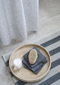 Compliments - Badeforhæng - Lino shower curtain w/tape 200 cm - Grå