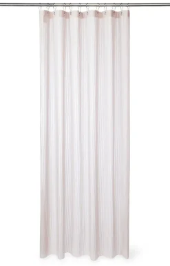 Compliments - Badeforhæng - Lines shower curtain w/eyelets 200 cm - Rose