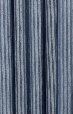 Compliments - Badeforhæng - Lines shower curtain w/tape 200 cm - Mørk blå