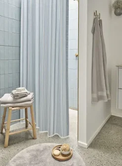 Compliments - Badeforhæng - Spectrum shower curtain w/tape 200 cm - Blå