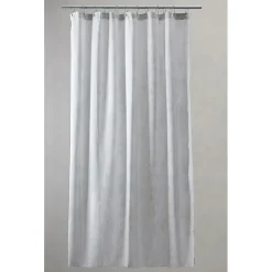 Compliments - Badeforhæng - Pine shower curtain w/eyelets 220 cm - Lys grå