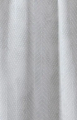 Compliments - Badeforhæng - Pine shower curtain w/eyelets 220 cm - Lys grå