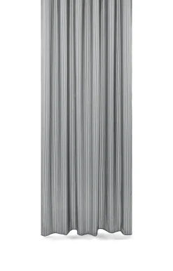 Compliments - Badeforhæng - Lines shower curtain w/tape 200 cm - Grå