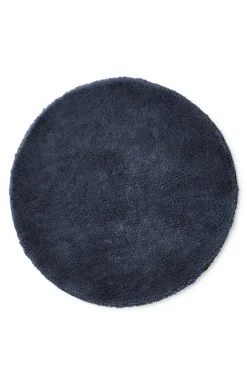 Compliments - Bademåtte - Loop Bath Mat dia. 75 cm - Mørk blå