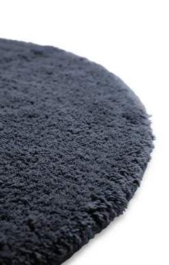 Compliments - Bademåtte - Loop Bath Mat dia. 75 cm - Mørk blå