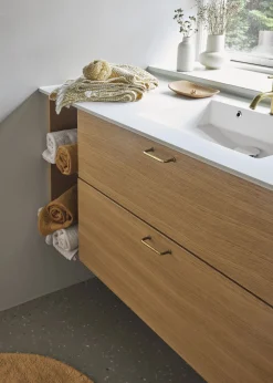 Compliments - Loop Bath Mat dia. 75 cm - Ochre