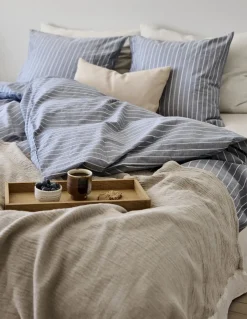 Compliments - Sengetøj - Blik Bed Linen 140x200/60x63 cm - Blå