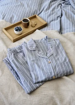 Compliments - Sengetøj - Blik Bed Linen 140x200/60x63 cm - Blå