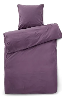 Compliments - Sengetøj - Stone Bed Linen 140x220/60x63 cm - Plum
