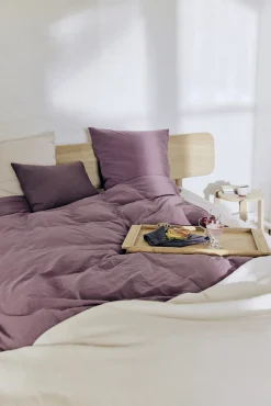 Compliments - Sengetøj - Stone Bed Linen 140x200/60x63 cm - Plum