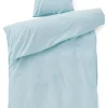 Compliments - Sengetøj - Stone Bed Linen 140x200/60x63 cm - Sky blue