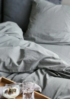 Compliments - Sengetøj - Stone Bed Linen 140x200/60x63 cm - Grå
