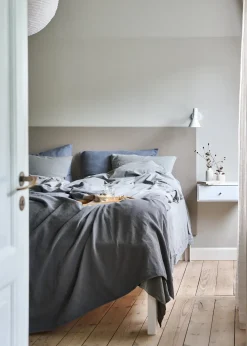 Compliments - Sengetøj - Stone Bed Linen 140x200/60x63 cm - Grå