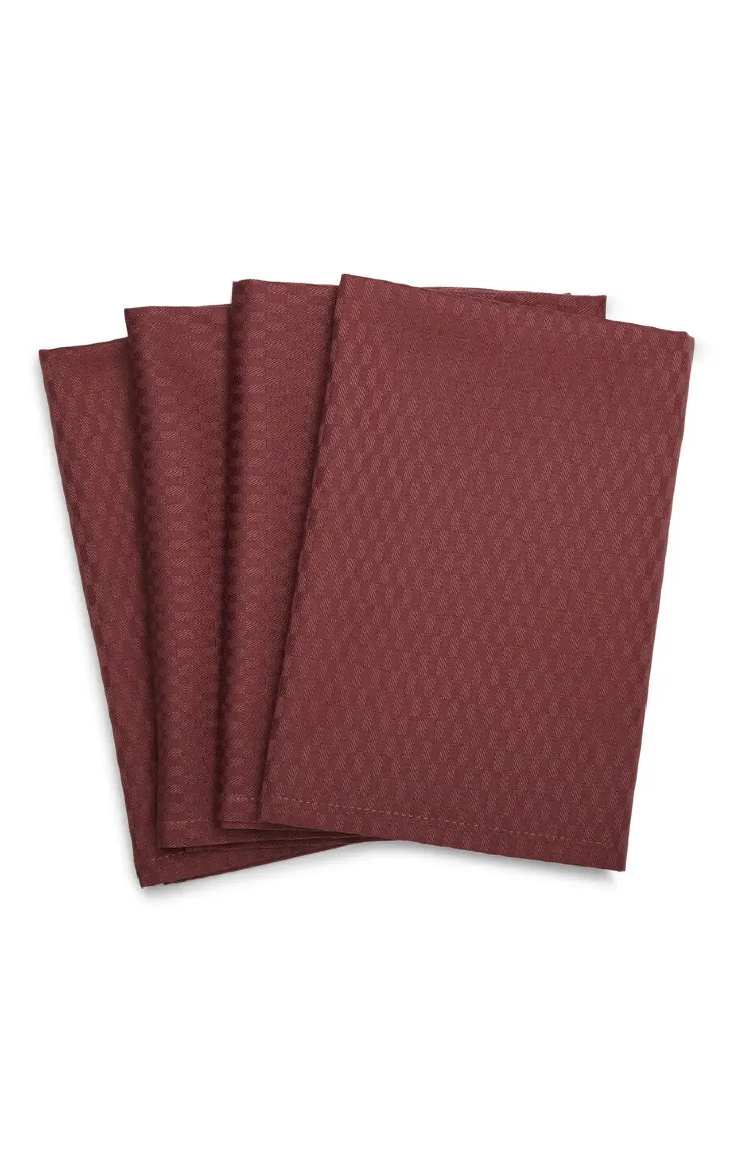 Compliments - Serviet - Tile Damask Napkin 45x45 cm - 4 pack - Vinrød