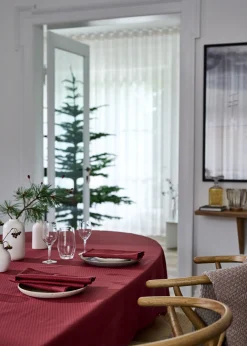 Compliments - Serviet - Tile Damask Napkin 45x45 cm - 4 pack - Vinrød