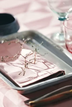 Compliments - Serviet - Wind Damask 45x45 cm - Rose