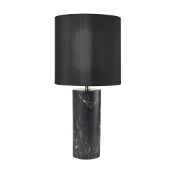 Cozy Living - Ella Marmor Lampe Pure Black m. Noir skygge