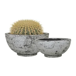 Cozy Living - Flower Pot Concrete - Sæt af 2 stk.
