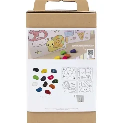 Creativ Company - DIY Kit Farvelægning, standardfarver, Tegneplade, 1 pk.