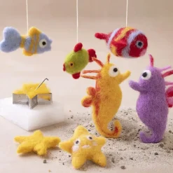 Creativ Company - DIY Kit Nålefiltning, Dyr i vandet, 1 pakke