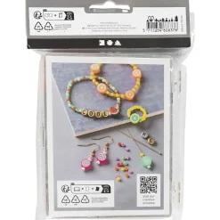 Creativ Company - DIY Mix Smykker, stærke farver, Frugtmix, 1 pk.