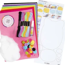 Creativ Company - Start DIY Kit Syning, Bamser, 1 pk.