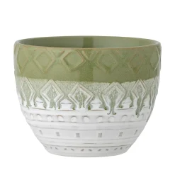 Creative Collection - Basel Urtepotteskjuler, Grøn, Stentøj