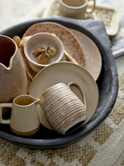 Creative Collection - Columbine Skål - Natur - Stentøj