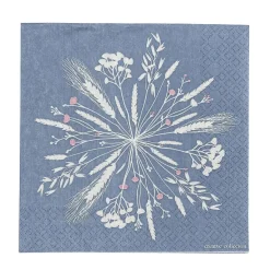 Creative Collection - Corn Serviet, Blå, FSC® Mix, Papir