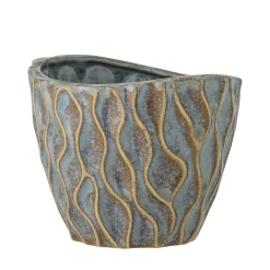 Creative Collection - Feren Urtepotteskjuler, Blå, Stentøj