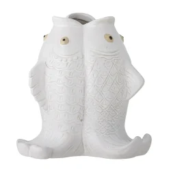 Creative Collection - Fili Vase, Hvid, Stentøj