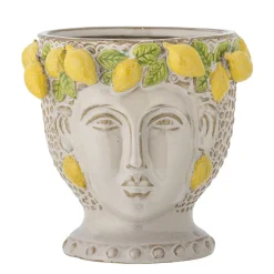 Creative Collection - Limone Urtepotteskjuler, Gul, Stentøj