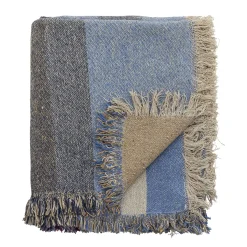 Creative Collection - Maji Plaid, Blå, Genanvendt Bomuld