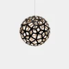 David Trubridge - Coral Pendel - Sort/natur Ø 80 cm