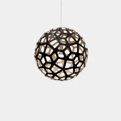 David Trubridge - Coral Pendel - Sort/natur Ø 60 cm