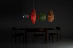 David Trubridge - Ebb Roll Lampe, natur