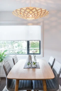 David Trubridge - Flax Pendel - White/White, 80 cm