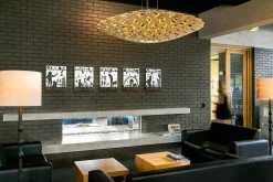 David Trubridge - Flax Pendel - Black/Black, 80 cm