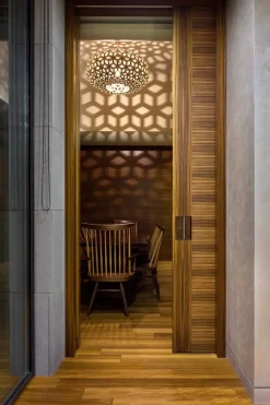 David Trubridge - Snowflake 80cm - Aqua