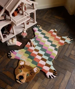 Doing Goods - Gulvtæppe - Bjørn - Archie Check - Small - 92 x 62 cm