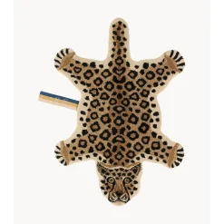 Doing Goods - Lilly Leopard Gulvtæppe - Large - brun
