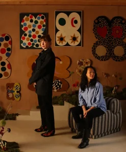 Doing Goods - Looney Leopard Butterfly Gulvtæppe - Large