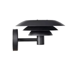 Dyberg Larsen - DL25 udendørs væglampe - Sort