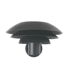 Dyberg Larsen - DL25 udendørs væglampe - Sort